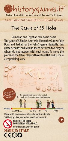 The Game of 58 Holes